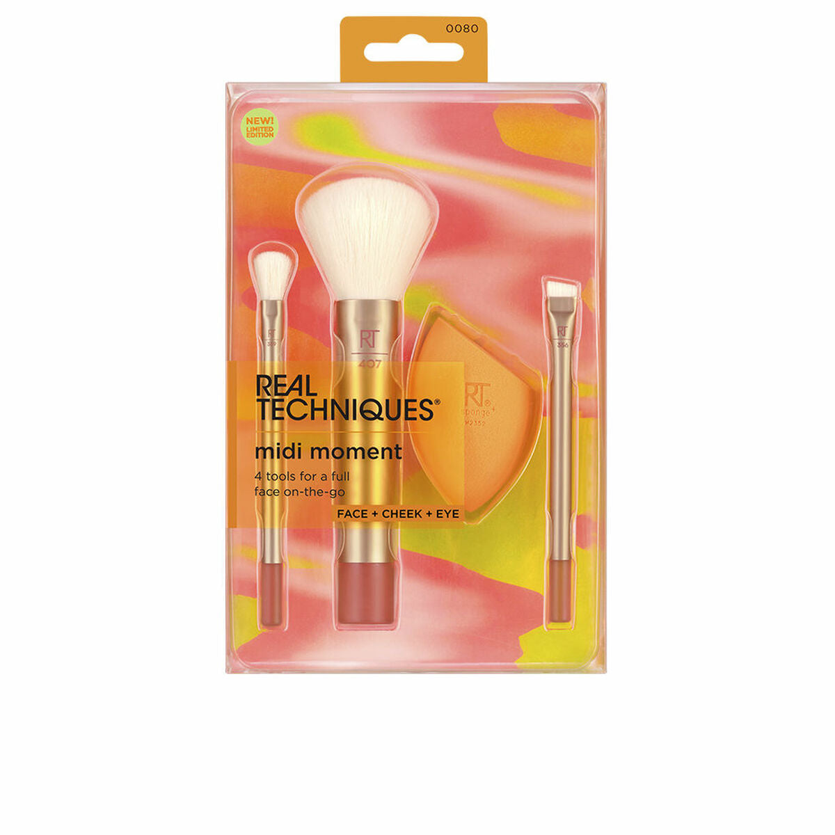 Make - up Borstel set Real Techniques Midi Moment Lote 4 Onderdelen - Schoonheid, Gebruiksvoorwerpen en accessoires - Real Techniques