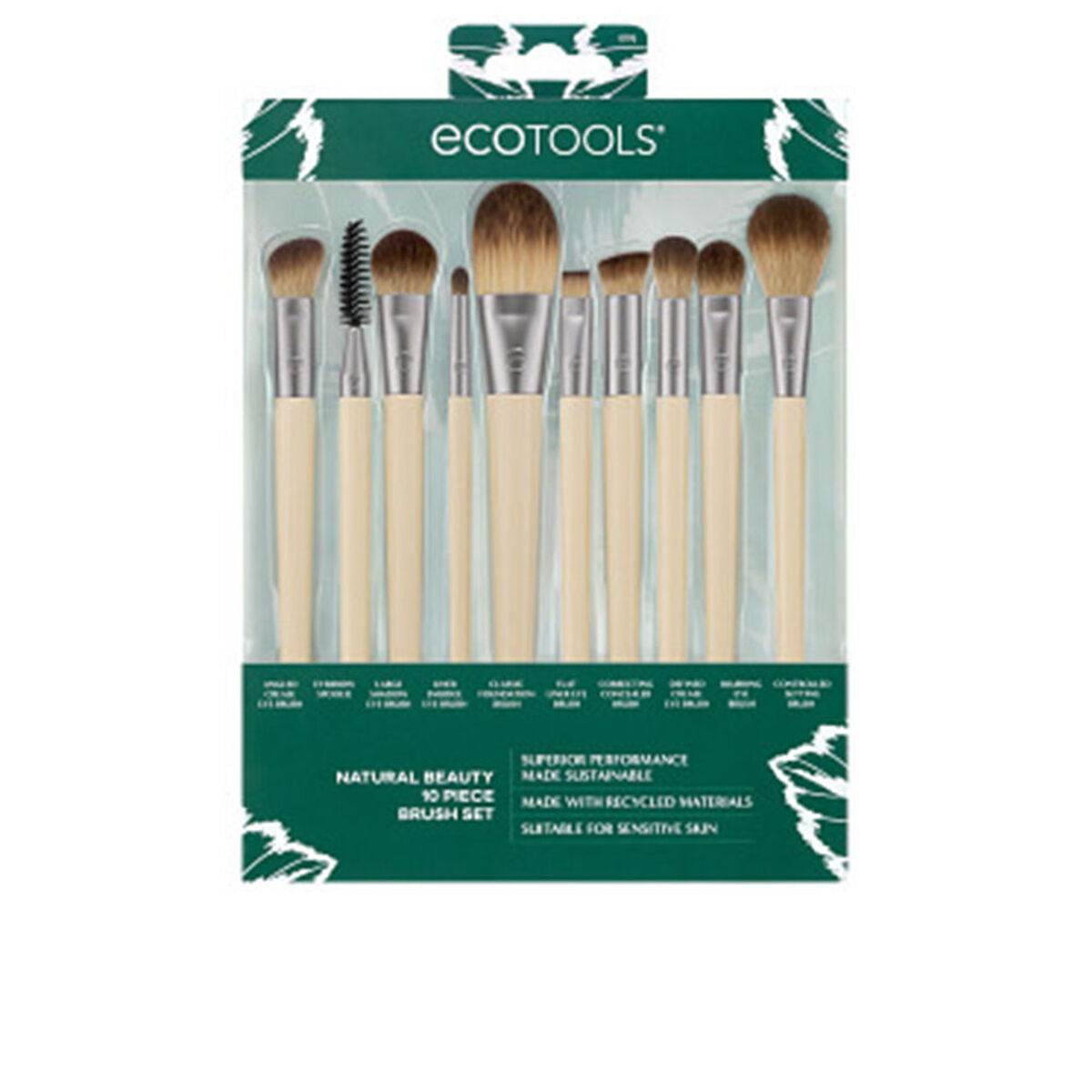 Make - up Borstel set Ecotools (10 Stuks) - Schoonheid, Gebruiksvoorwerpen en accessoires - Ecotools