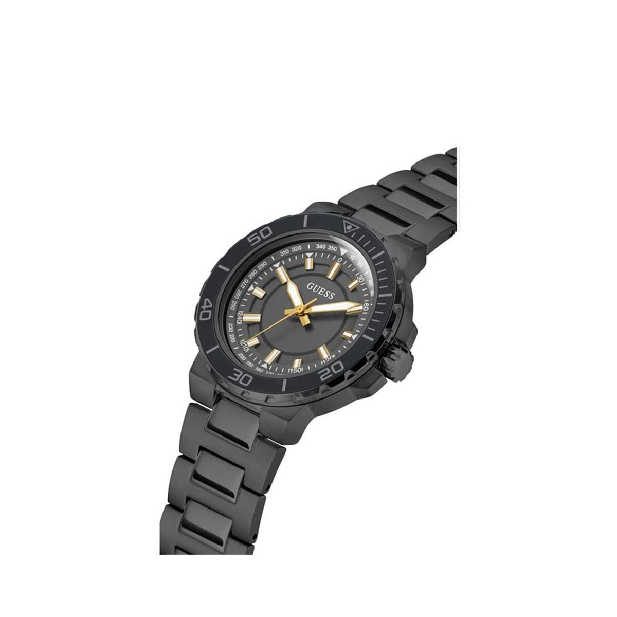 Guess GW0426G3 Luxe Edition Plus Heren GW0426G3 Horloge Zwart Roestvrij Staal Standaard - Klokken, Heren - Guess
