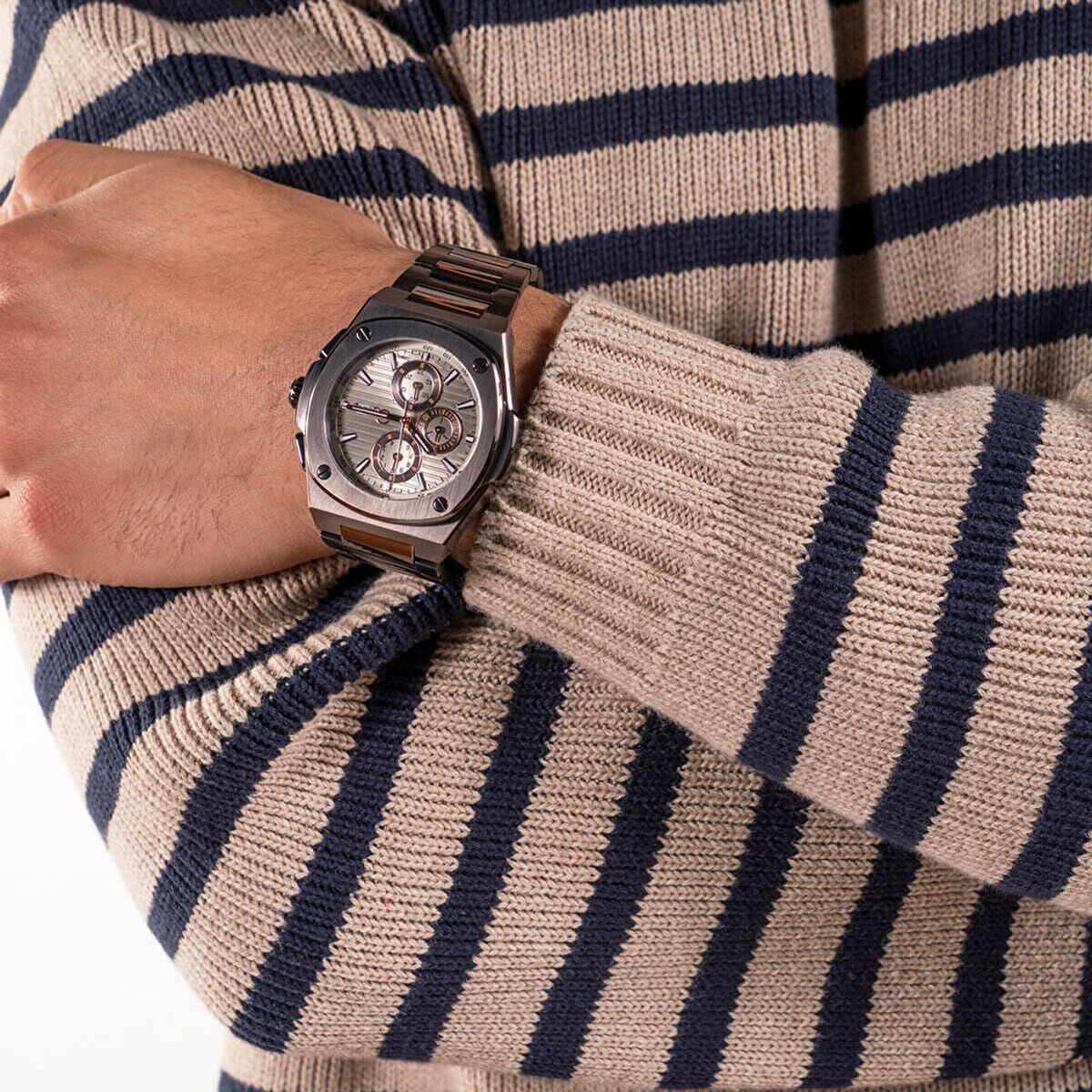 GC Watches Y99013G1MF Herenhorloge - Kwarts Bruin/Grijs Ø 44 mm - Klokken, Heren - GC Watches