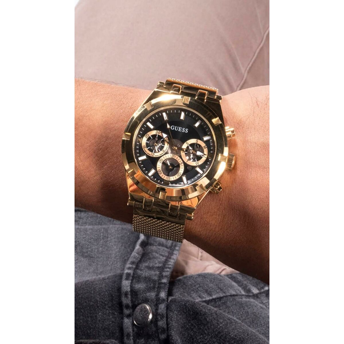 Horloge Heren Guess GW0582G2 (Ø 44 mm) - Klokken, Heren - Guess