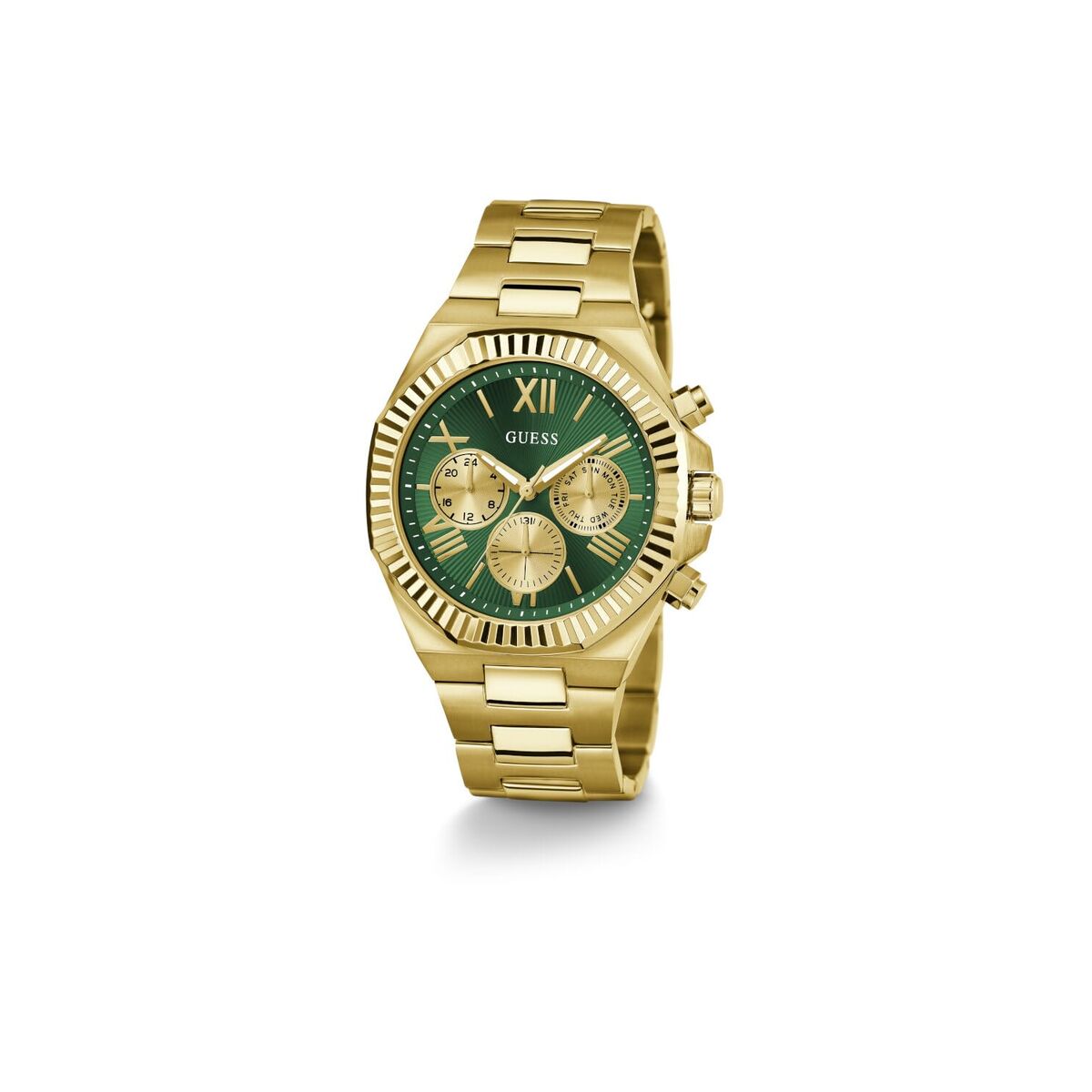 Horloge Heren Guess EQUITY Gouden