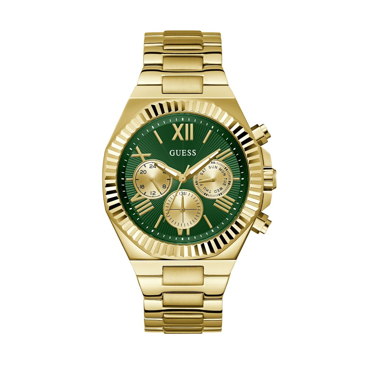 Horloge Heren Guess EQUITY Gouden