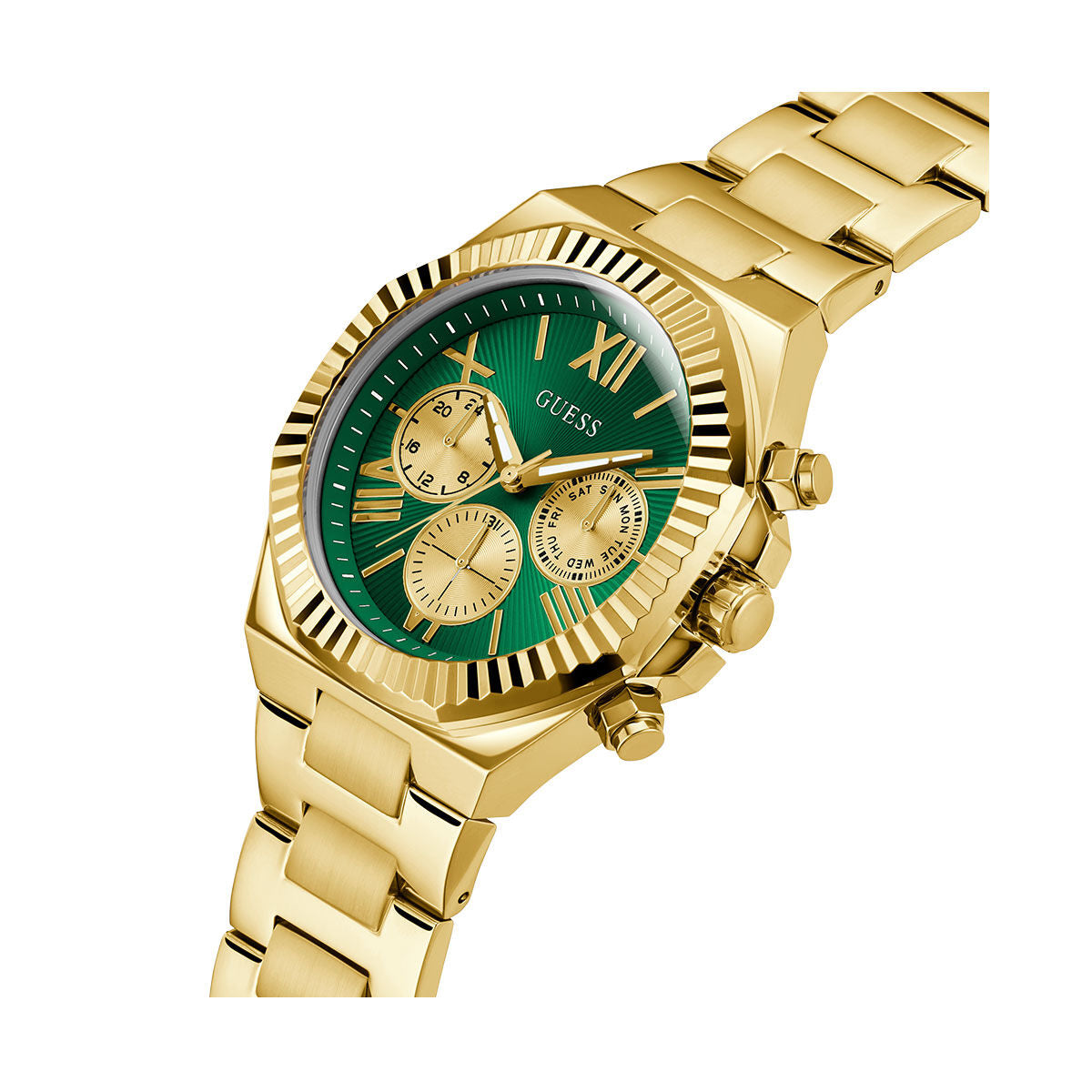 Horloge Heren Guess EQUITY Gouden