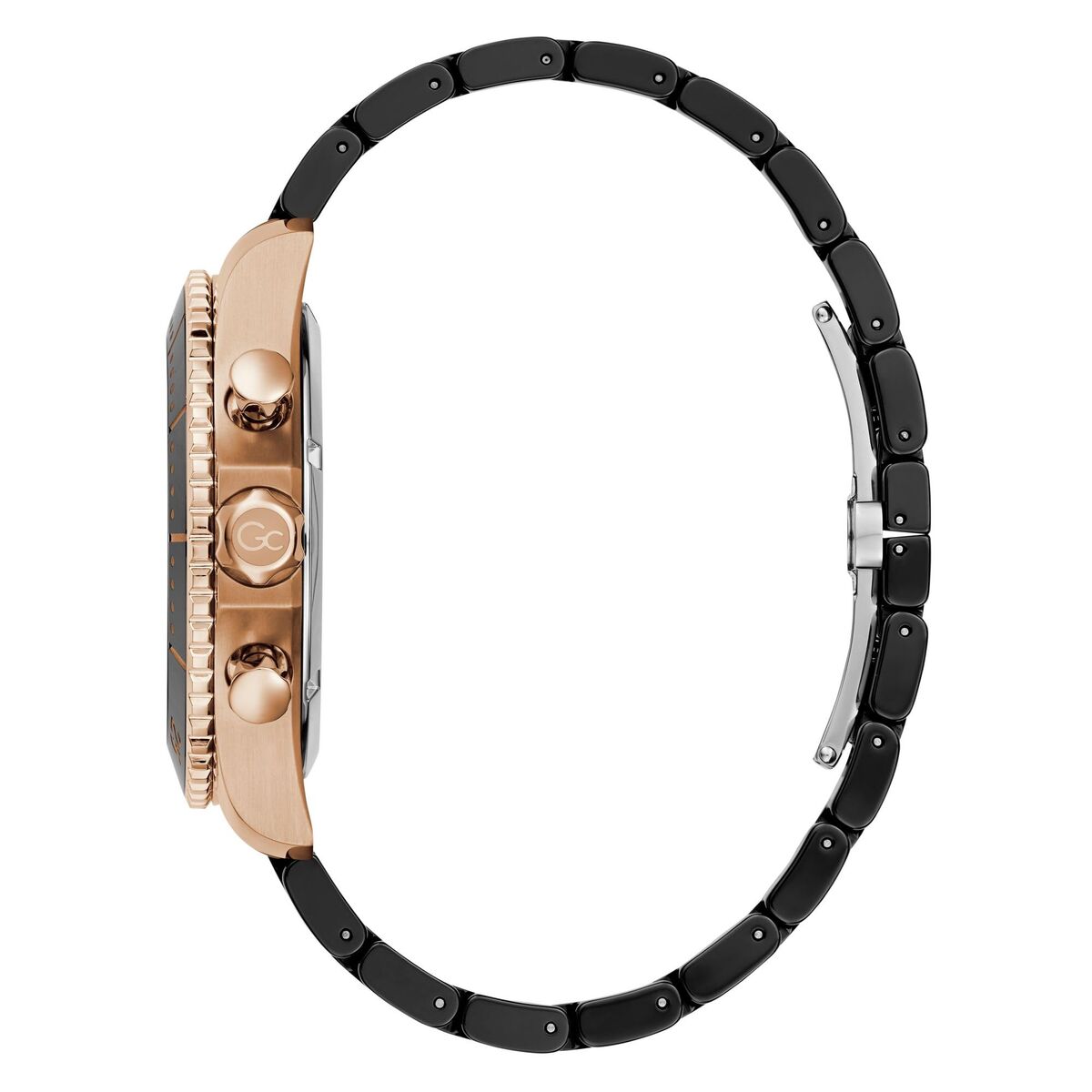 GC Watches Herenhorloge Zwart Keramisch - Elegant Design Ø 44mm - Z51004G2MF - Klokken, Heren - GC Watches