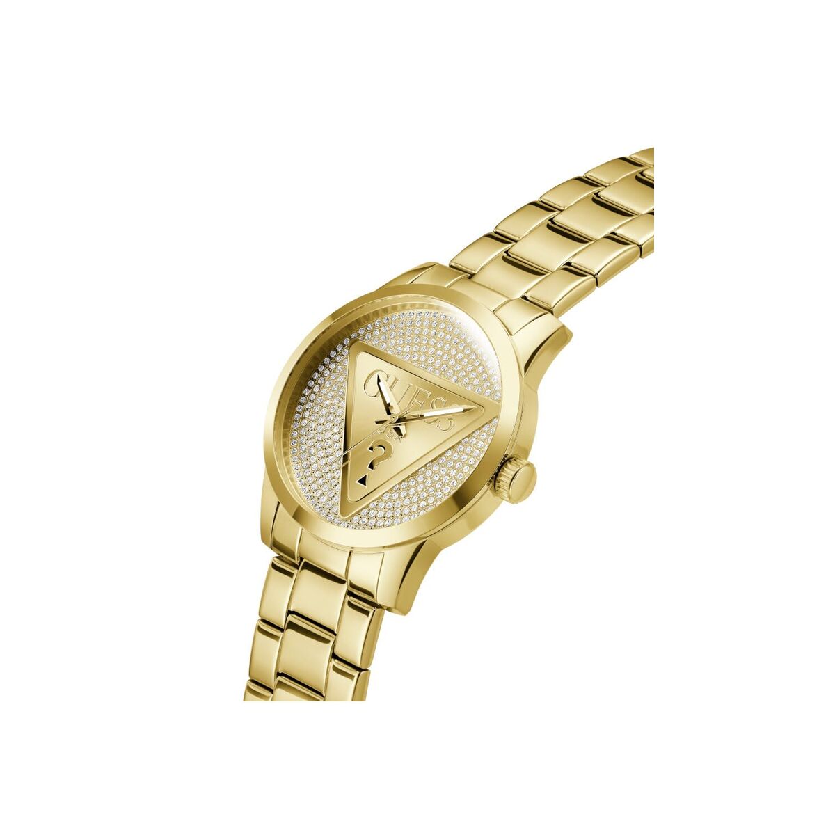 Horloge Heren Guess BADGE Gouden