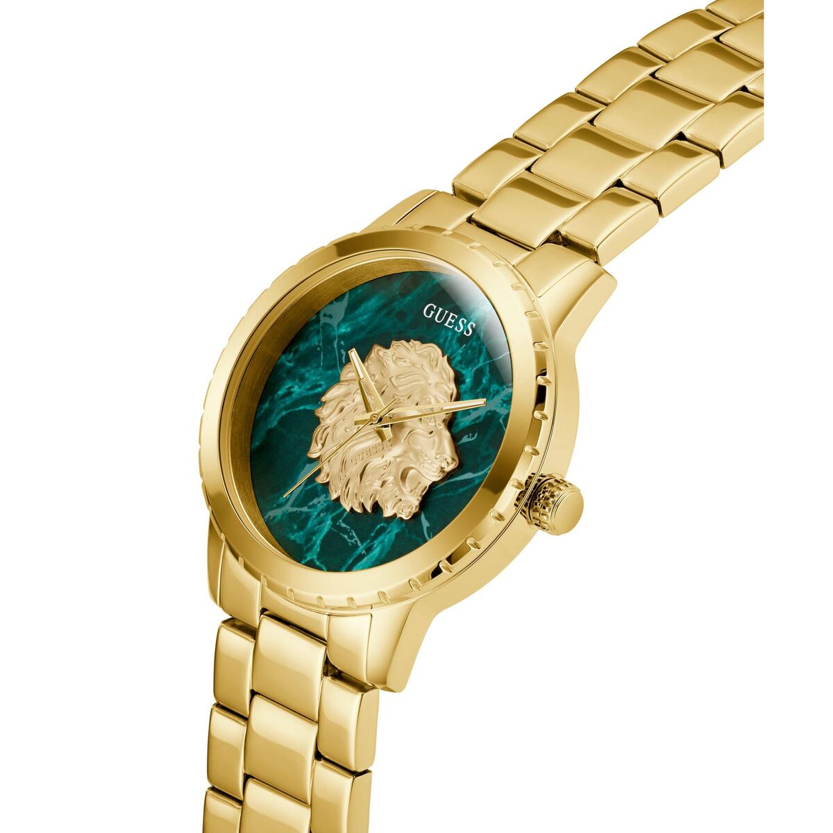 Horloge Heren Guess MONARCH Gouden