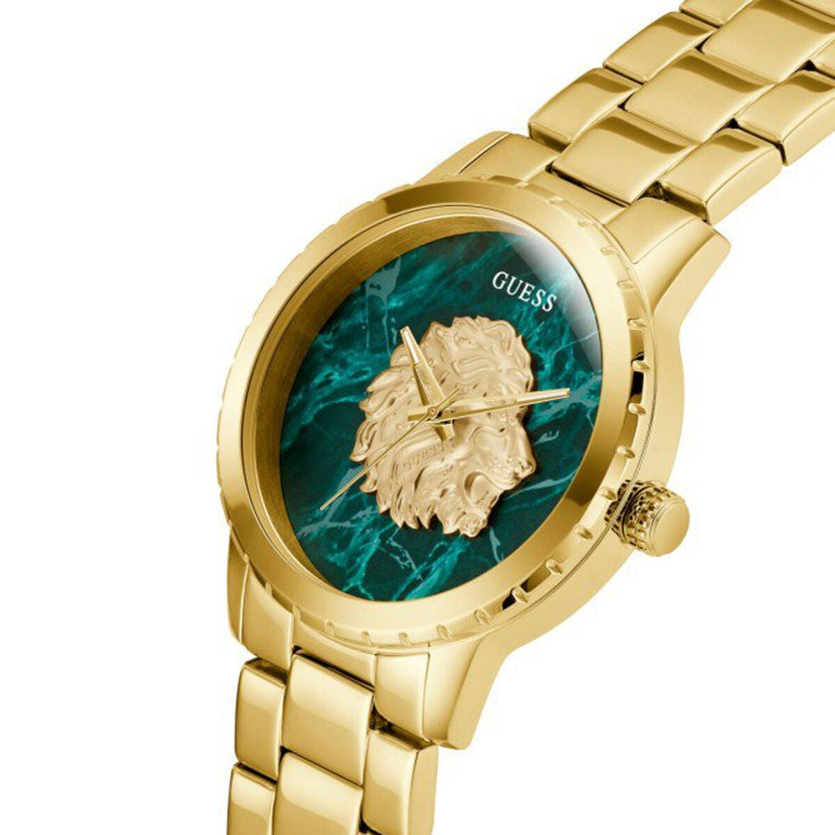 Horloge Heren Guess MONARCH Gouden