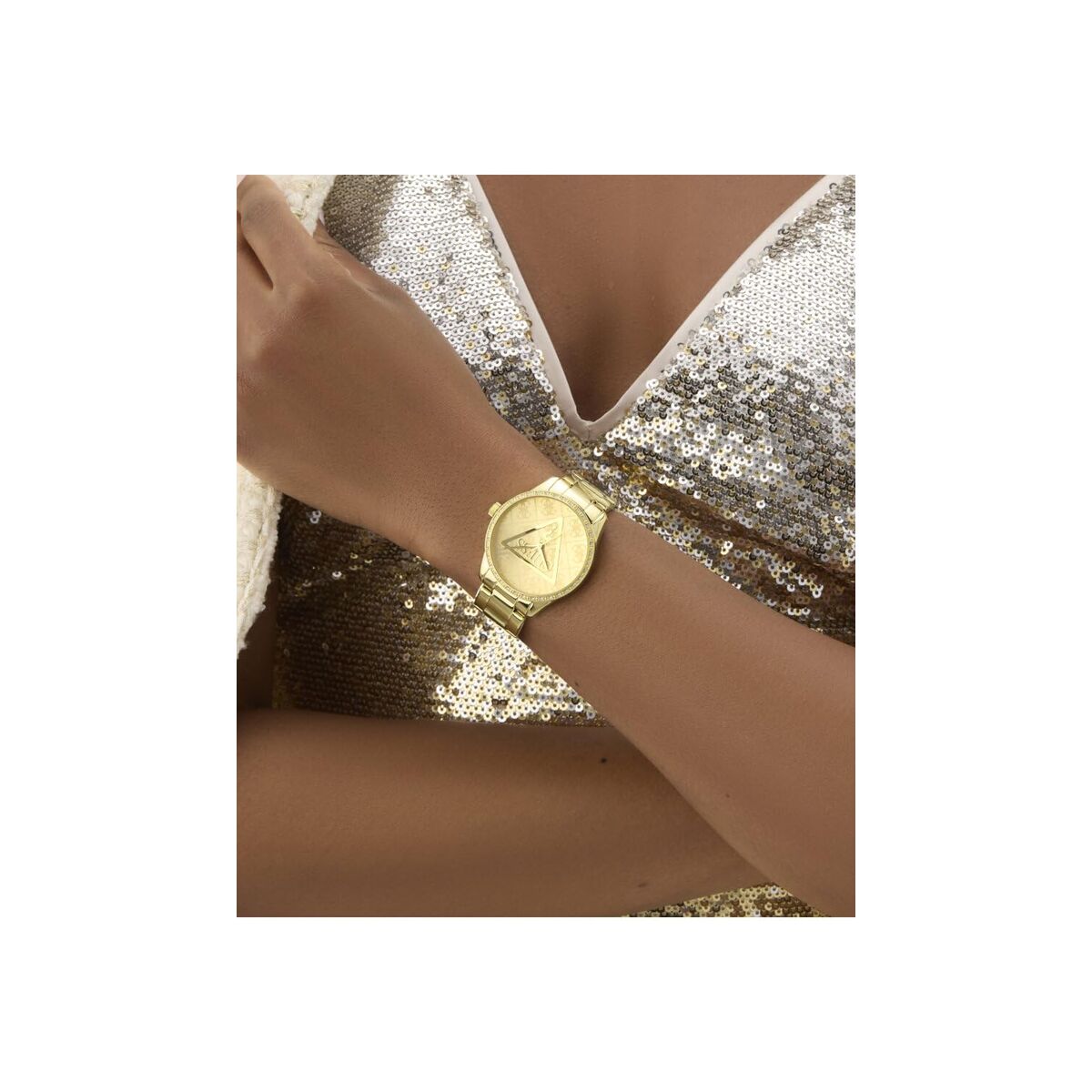 Horloge Dames Guess ROXY Gouden
