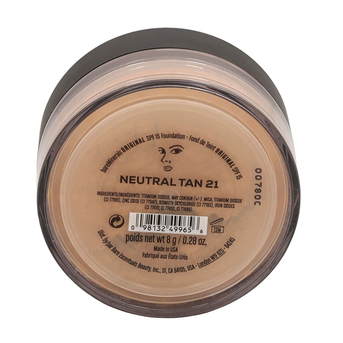 Gezichts Corrector bareMinerals Original Nº 21 Neutral tan Nº 21 - Neutral Tan Spf 15 8 g - Schoonheid, Make - up - bareMinerals