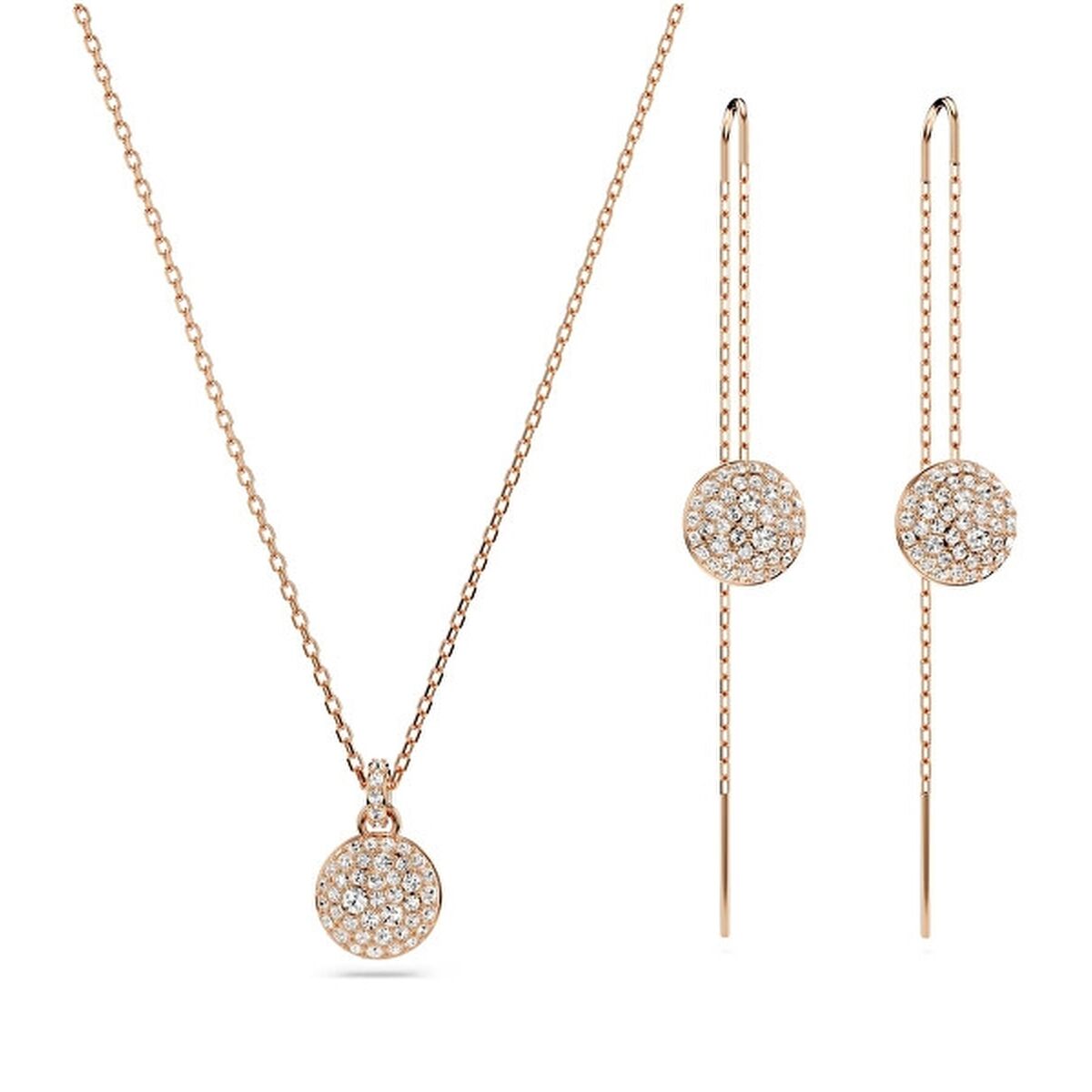 Ketting met bijpassende oorbellen voor vrouwen Swarovski 5683451