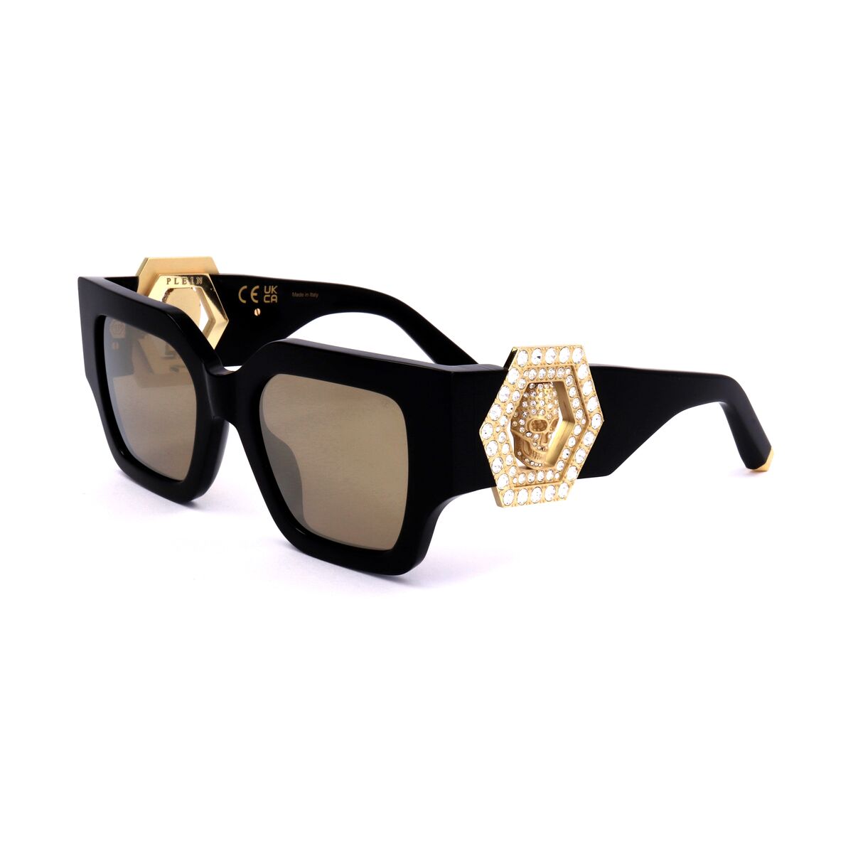 Zonnebril Dames PHILIPP PLEIN SPP103S SHINY GREY GOLD