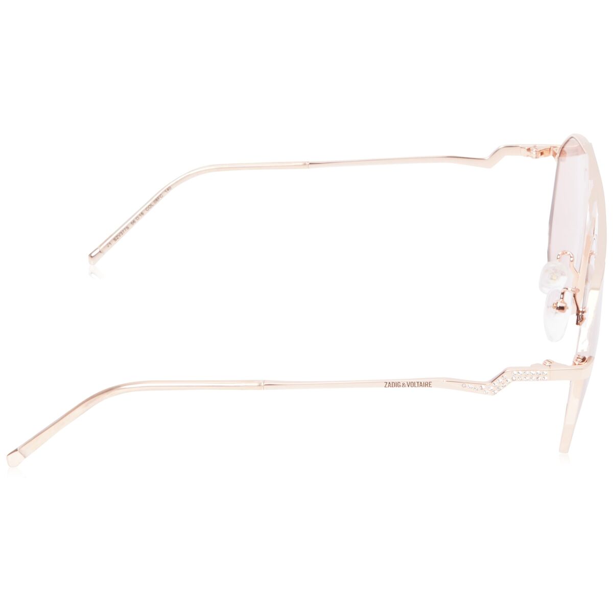 Zadig Voltaire SZV SZV377S5608FC Zonnebril Dames Goudkleur Metaal - Sieraden, Vrouwen - Zadig & Voltaire