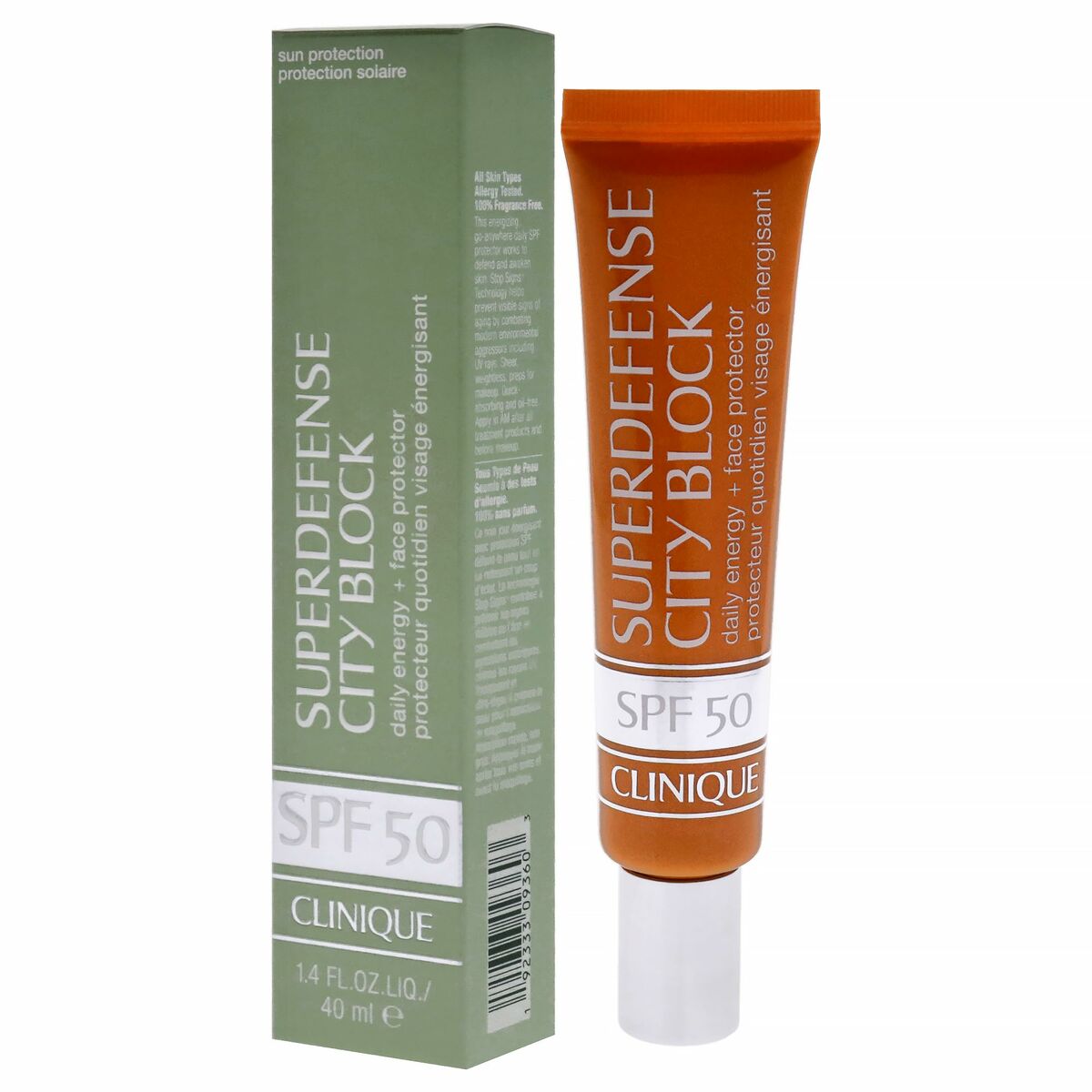 Zonnebrandcrème Clinique Superdefense Spf 50 40 ml - Schoonheid, Huidverzorging - Clinique