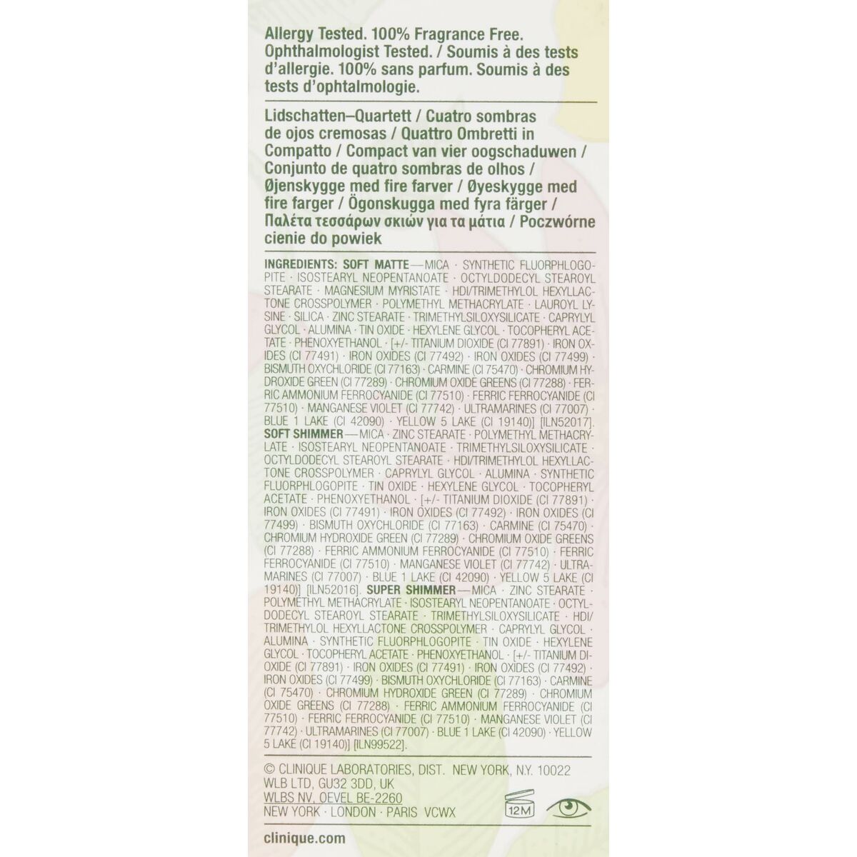 Make-up Set Clinique ALL ABOUT SHADOW