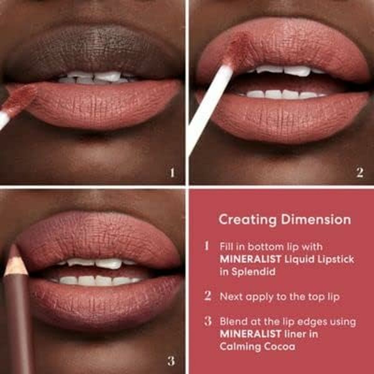 Lippenstift bareMinerals Mineralist Charming Pink 1,3 g