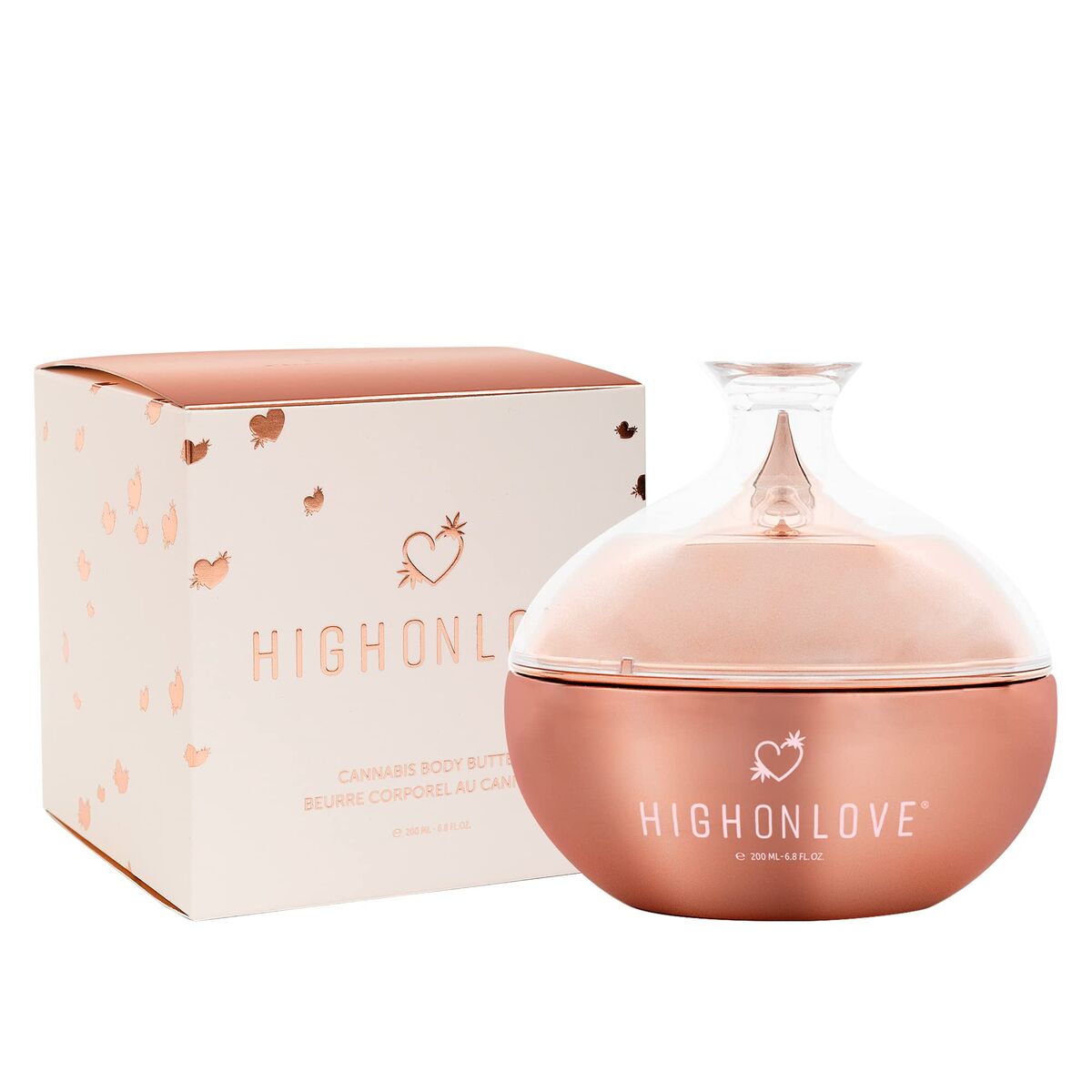 Lichaamscrème High on Love Cannabis 200 ml
