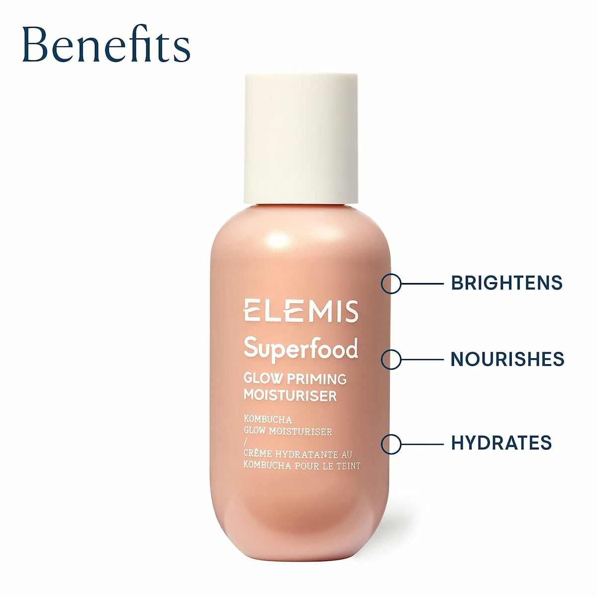 Make - up primer Elemis Glow Priming Moisturiser Hydraterend 60 ml - Schoonheid, Make - up - Elemis