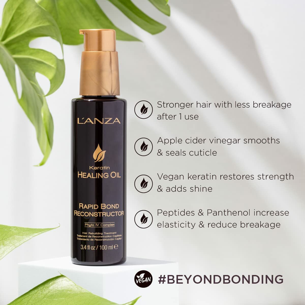 Styling Crème L'ANZA Keratin Healing Oil 100 ml - Schoonheid, Haarverzorging - L'ANZA