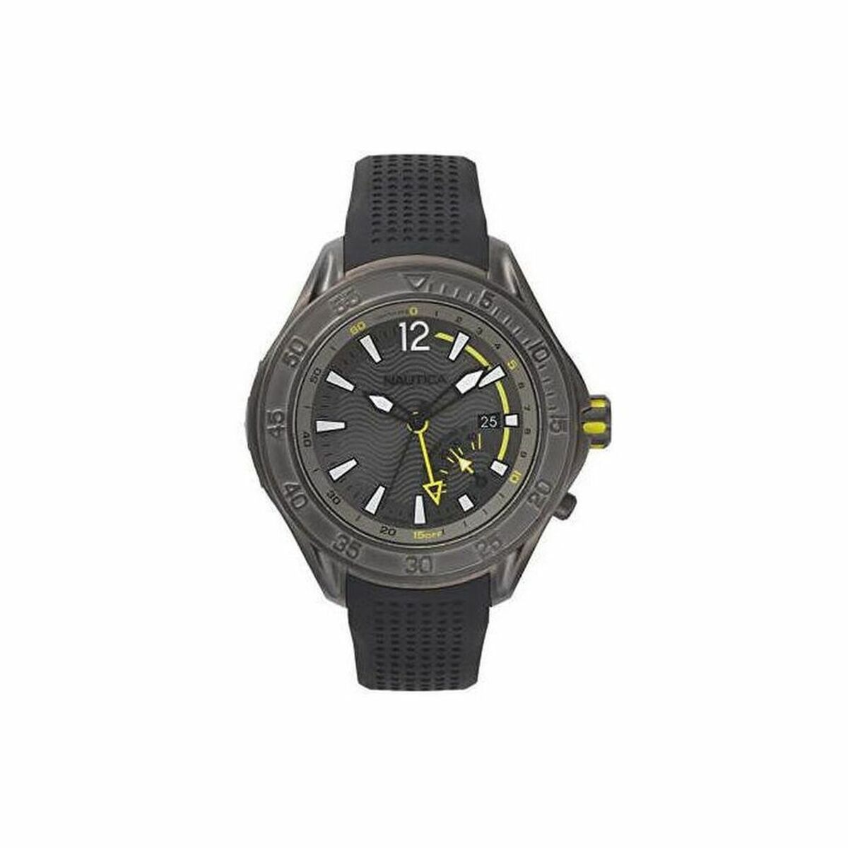 Horloge Heren Nautica NAPBRW003 Zwart Grijs