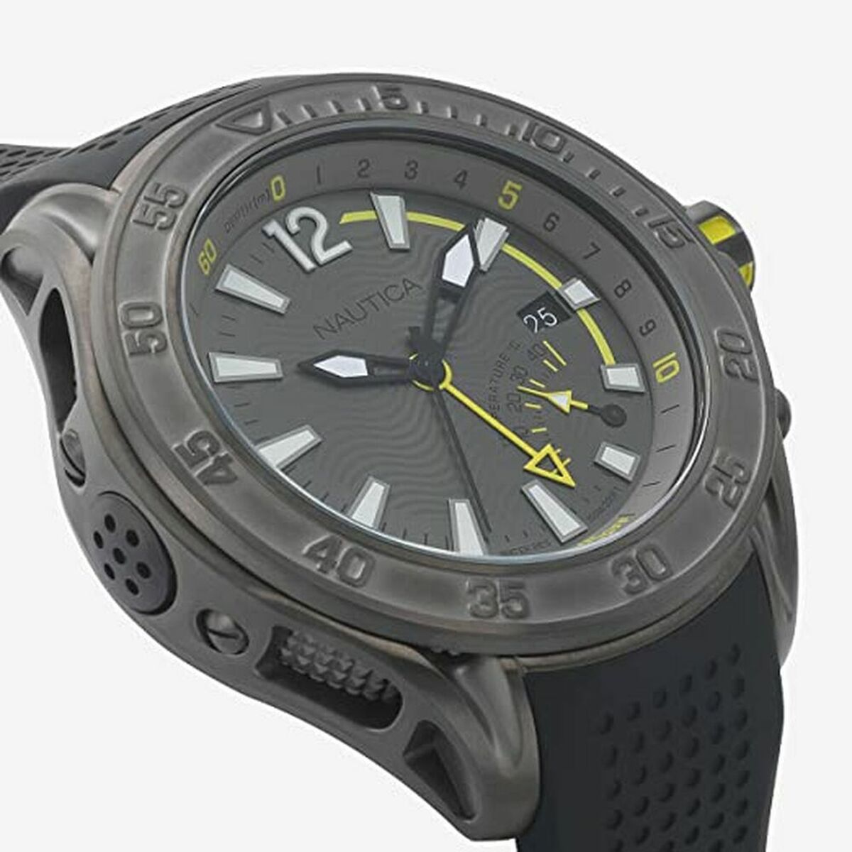 Horloge Heren Nautica NAPBRW003 Zwart Grijs