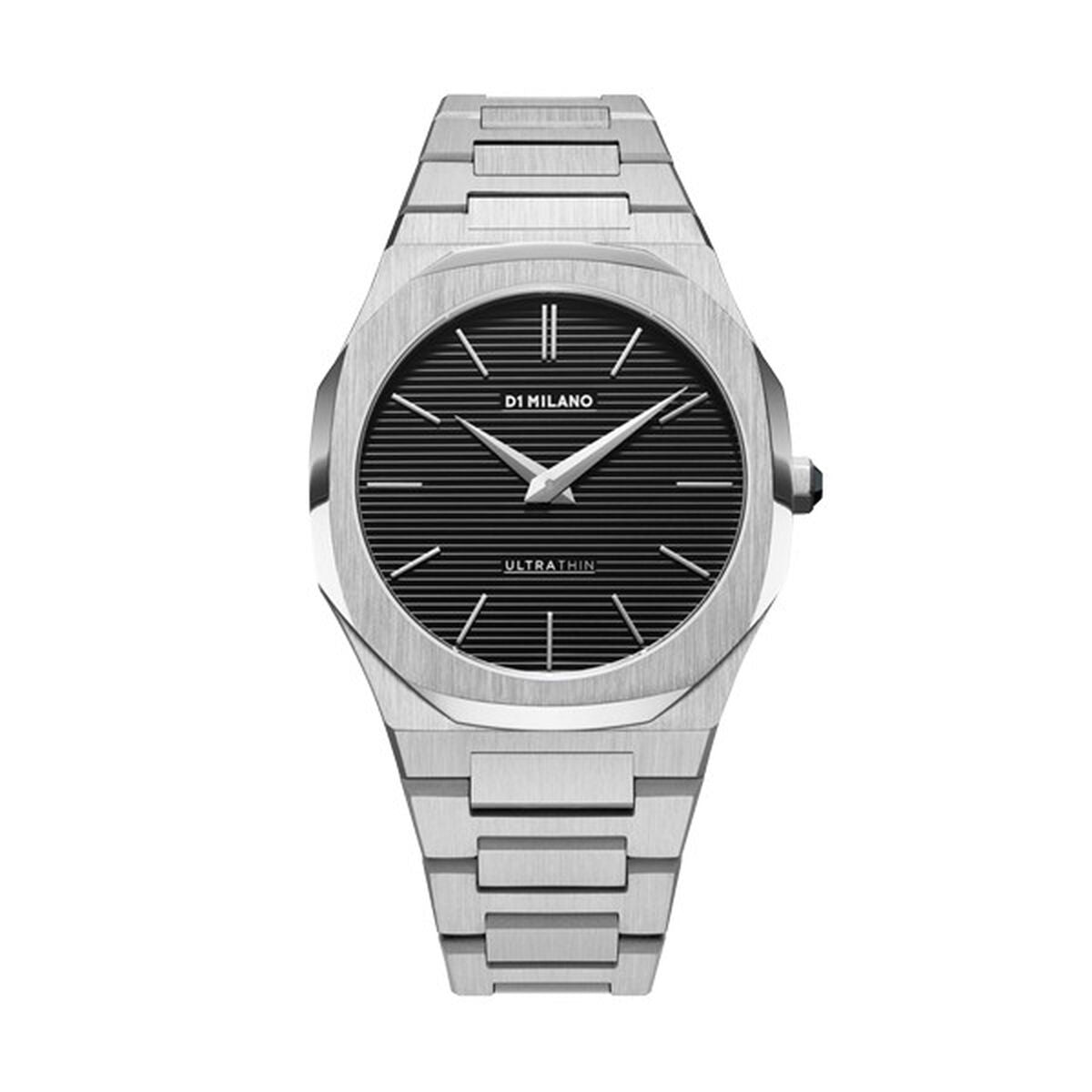 Horloge Heren D1 Milano ULTRA THIN SILVER Zilverkleurig (Ø 40 mm)