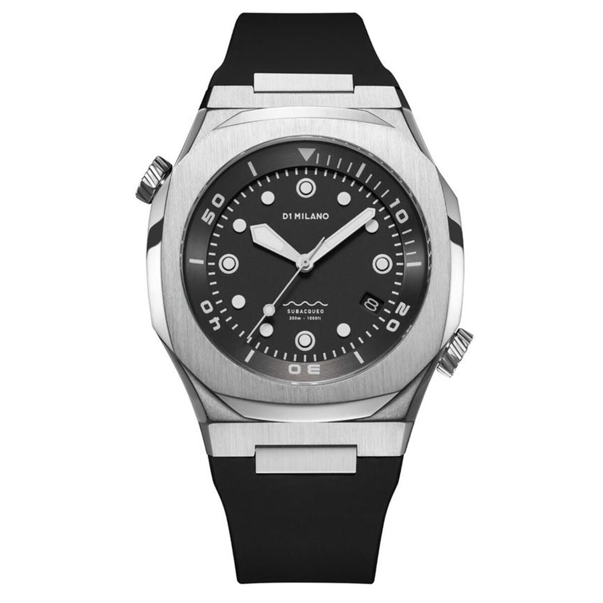 Horloge Heren D1 Milano DEEP BLACK (Ø 43,5 mm)