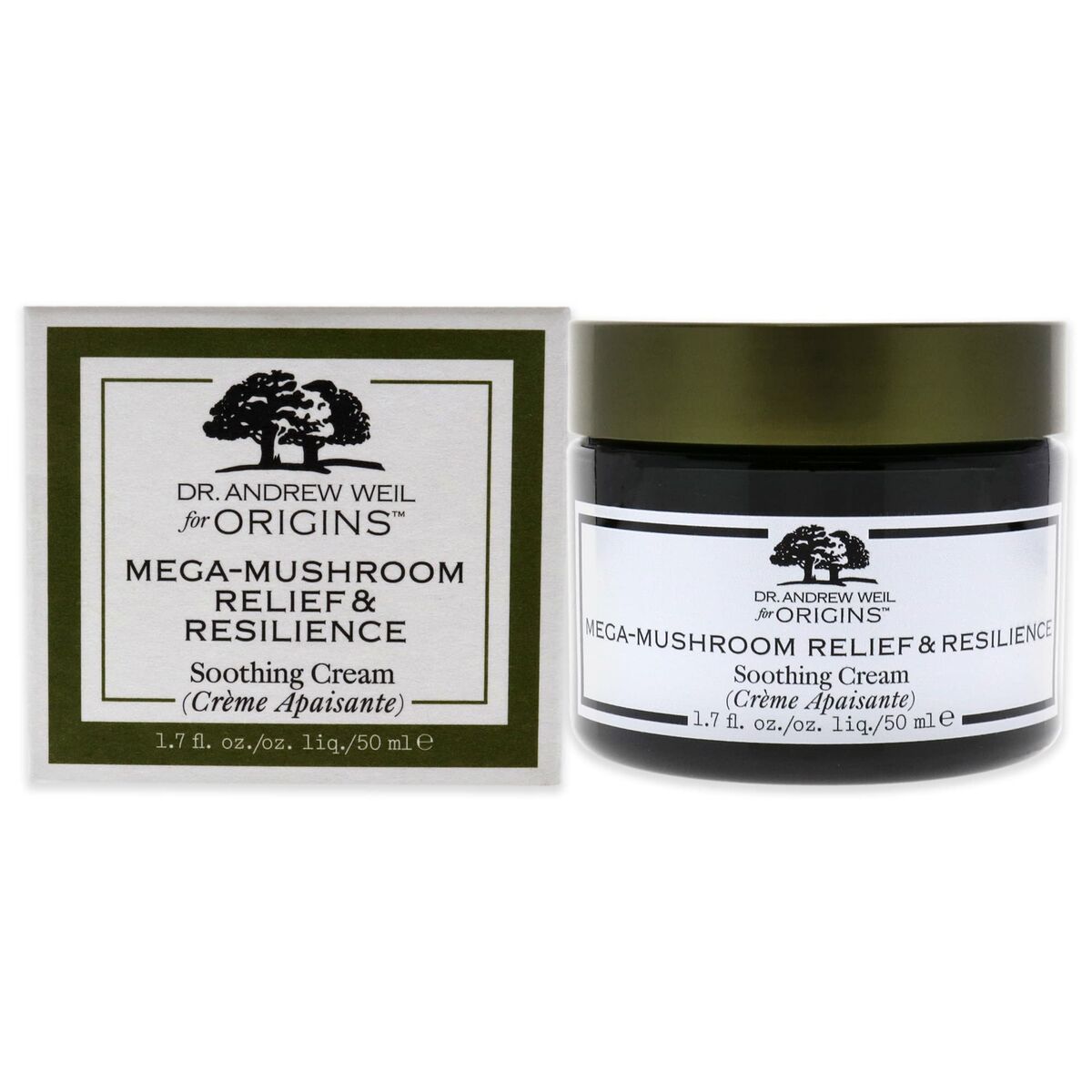 Intensief vochtinbrengende Crème Origins Mega Mushroom 50 ml Verzachtend