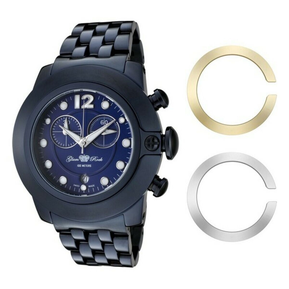 Horloge Dames Glam Rock GR32161 (Ø 44 mm) - Klokken, Vrouwen - Glam Rock