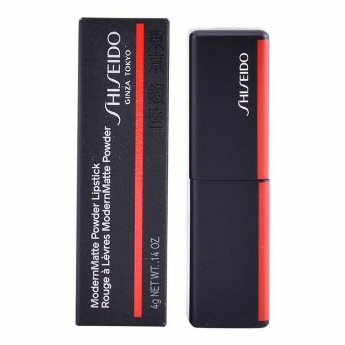 Lippenstift Shiseido Smu Modernmatte Powder Lipstick 509 Flame Rood Nº 509 4 g