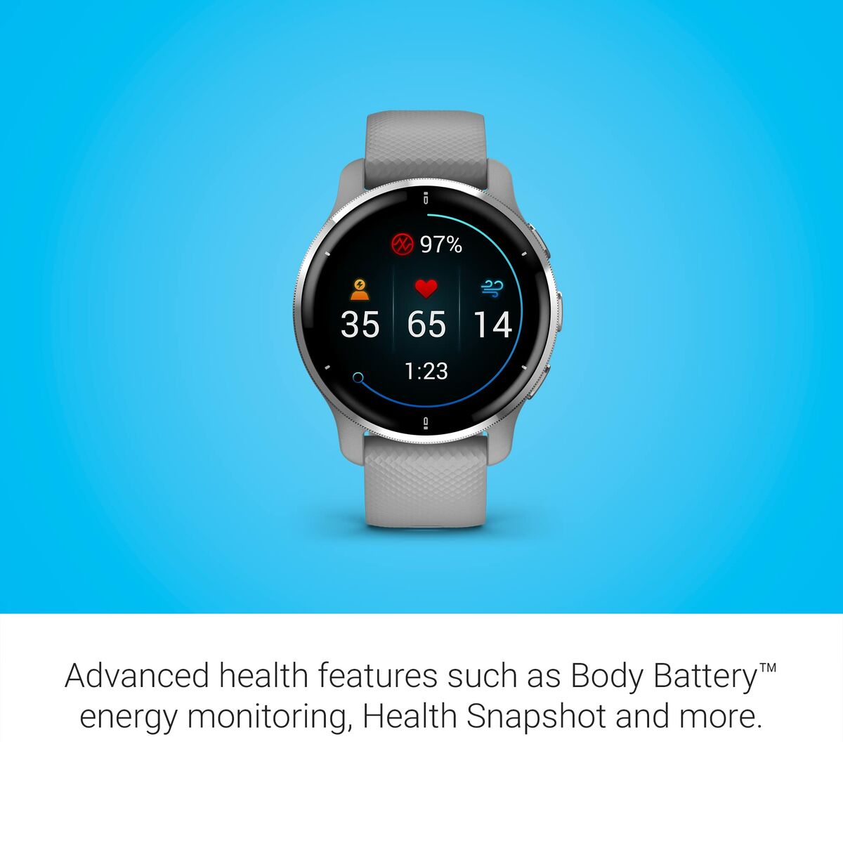 Smartwatch GARMIN 010 - 02496 - 10 Grijs Zilverkleurig 1,3" 43 mm - Elektronica - Garmin