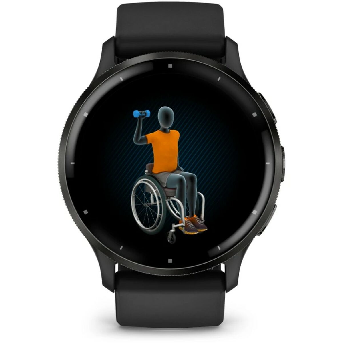 Smartwatch GARMIN Zwart 1,4"