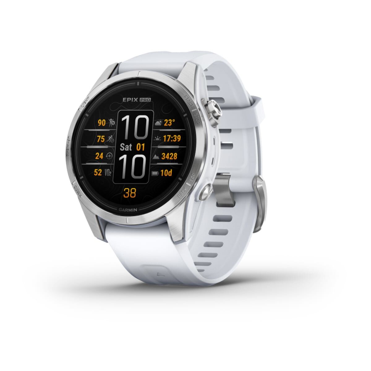 Smartwatch GARMIN Epix Pro Wit Zwart Zilverkleurig 1,2"