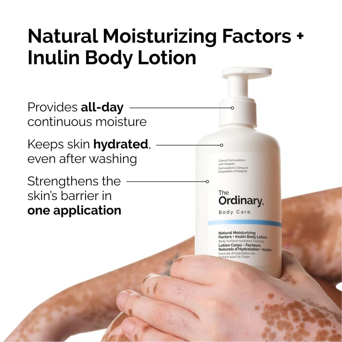Body Lotion The Ordinary NATURAL MOISTURIZING FACTORS + IMULIN 240 ml - Schoonheid, Huidverzorging - The Ordinary