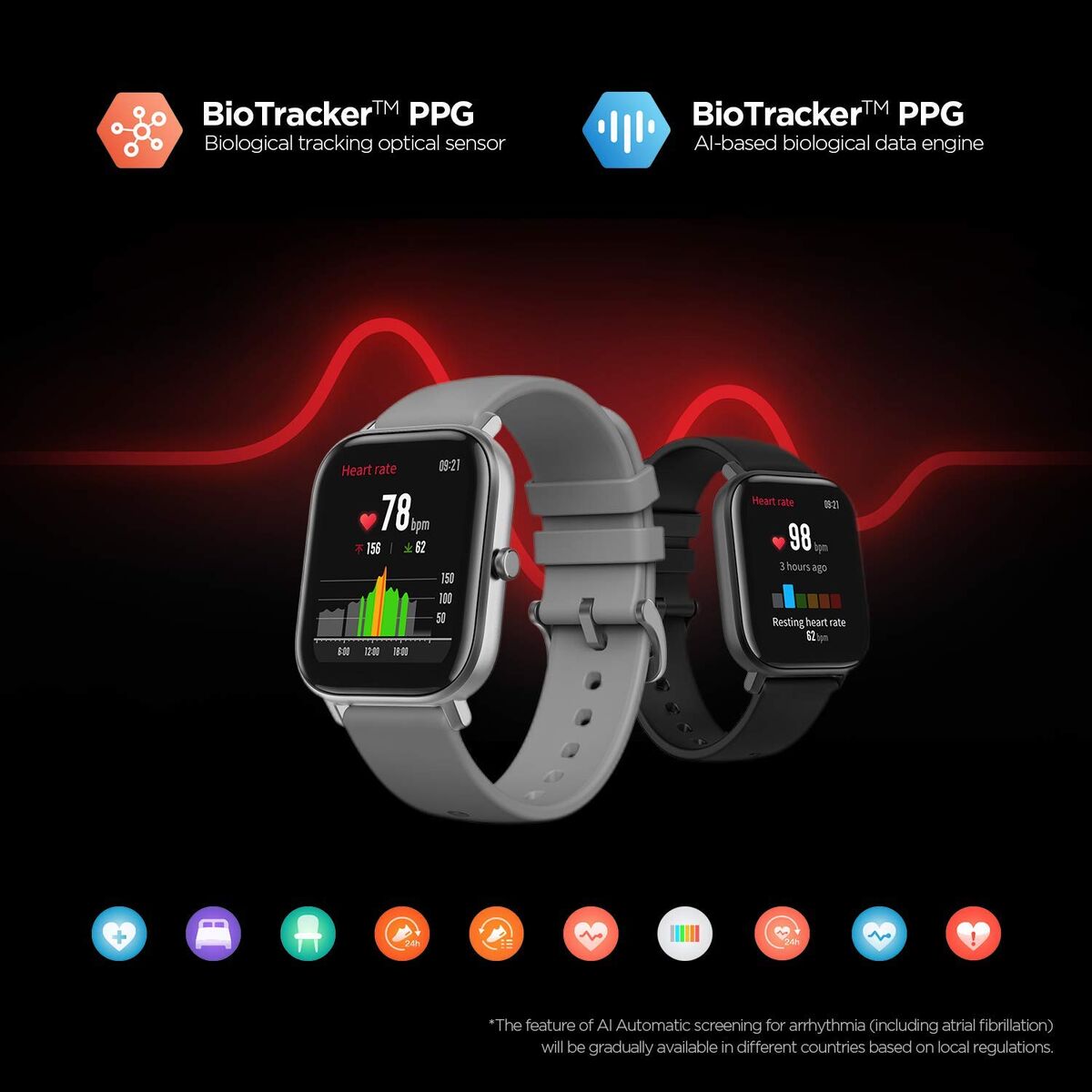 Smartwatch Amazfit GTS 42 mm Oranje 1,65" 42 mm Ø 42 mm Ø 42,5 mm - Elektronica - Amazfit