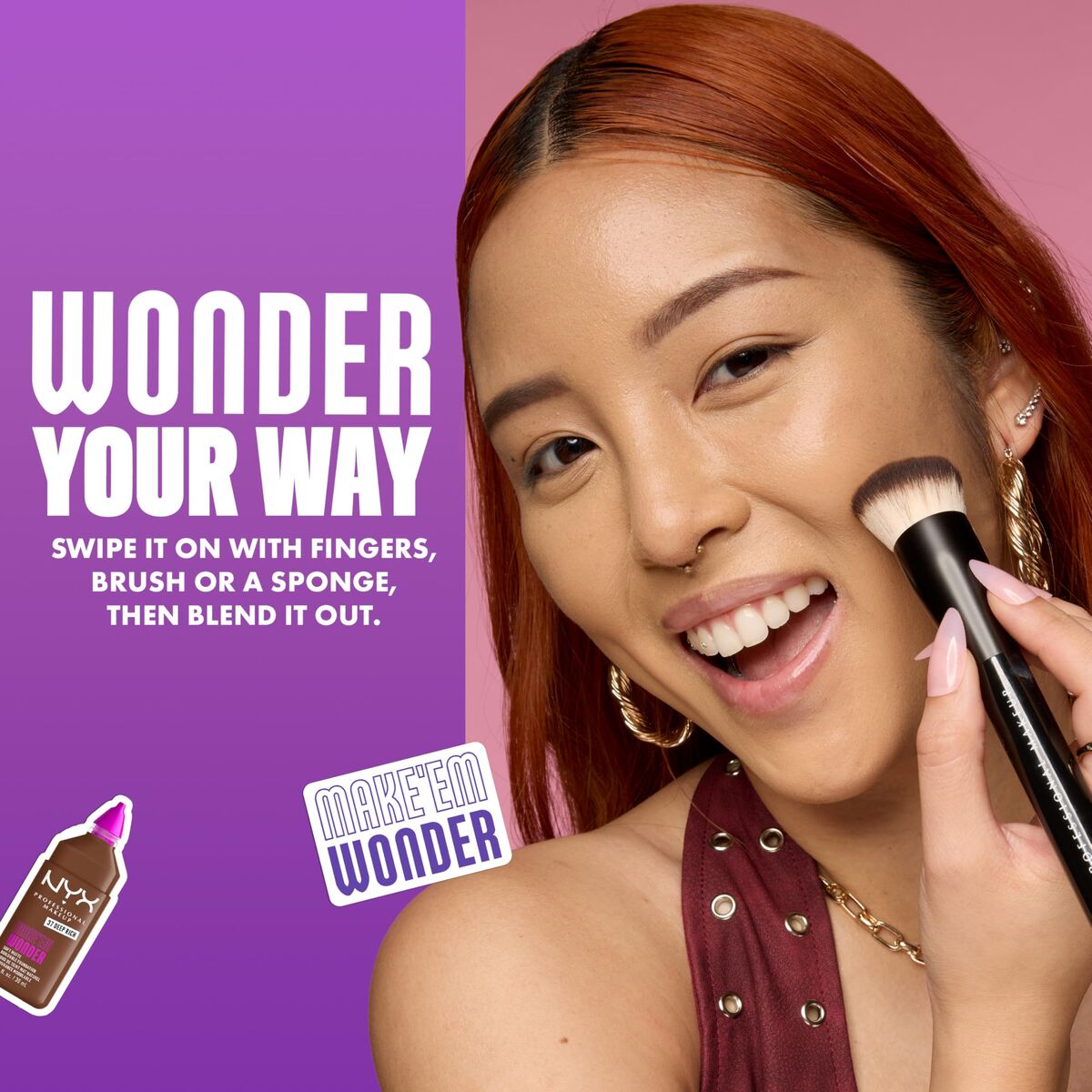 Make - up Set NYX MAKE'EM WONDER - Schoonheid, Gebruiksvoorwerpen en accessoires - NYX