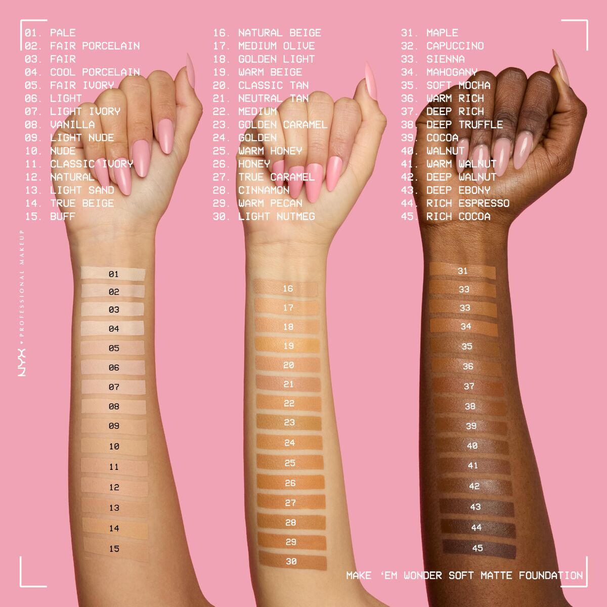 Make - up Set NYX MAKE'EM WONDER - Schoonheid, Gebruiksvoorwerpen en accessoires - NYX