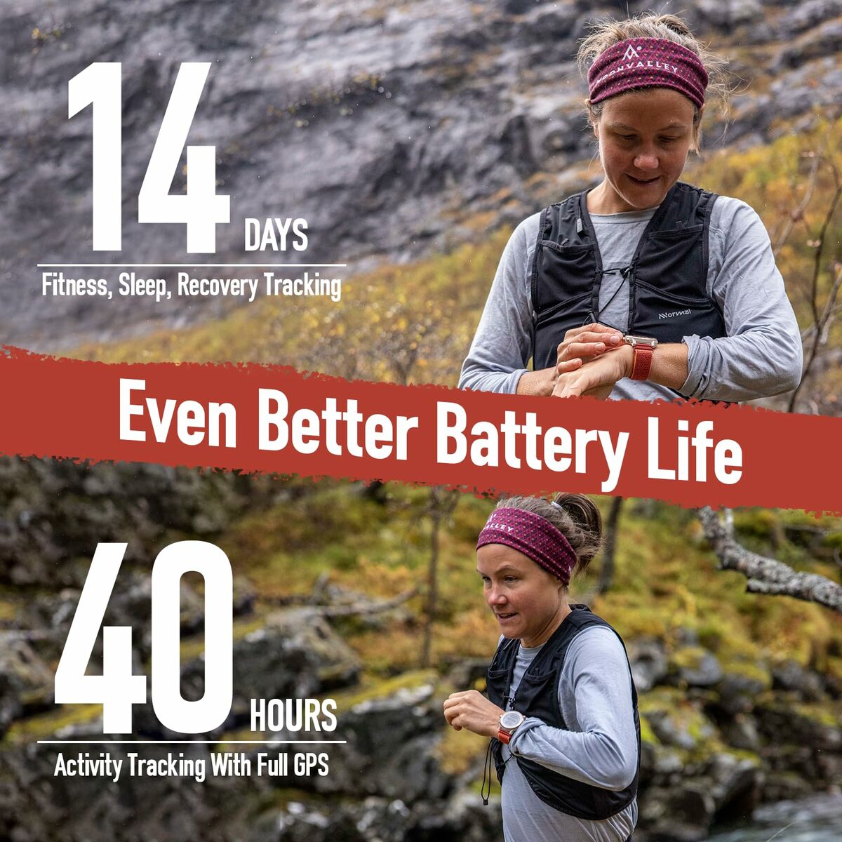 Smartwatch Coros WAPX2-PNK Zwart Roze 1,2"