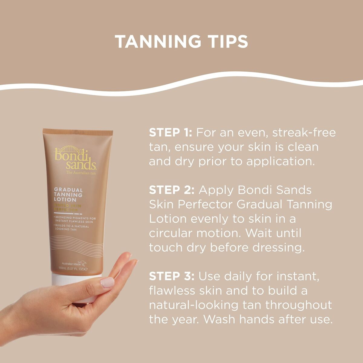 Zelfbruinende Bodylotion Bondi Sands GRADUAL TANNING 150 ml