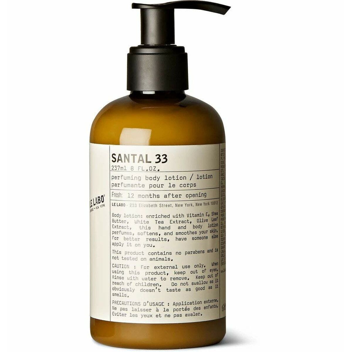 Body Lotion Le Labo SANTAL 33 237 ml - Schoonheid, Huidverzorging - Le Labo