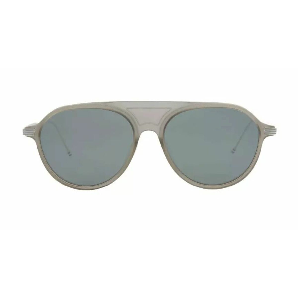 Zonnebril Uniseks Thom Browne TB-809-B-GRY-SLV-55-AF Ø 55 mm