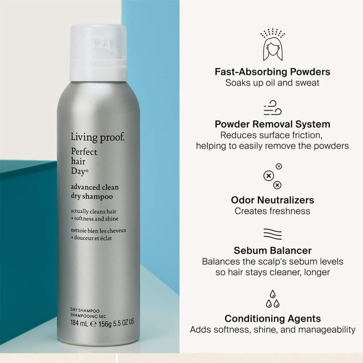 Droge Shampoo Living Proof Perfect Hair Day 198 ml Schoonmaakster - Schoonheid, Haarverzorging - Living Proof