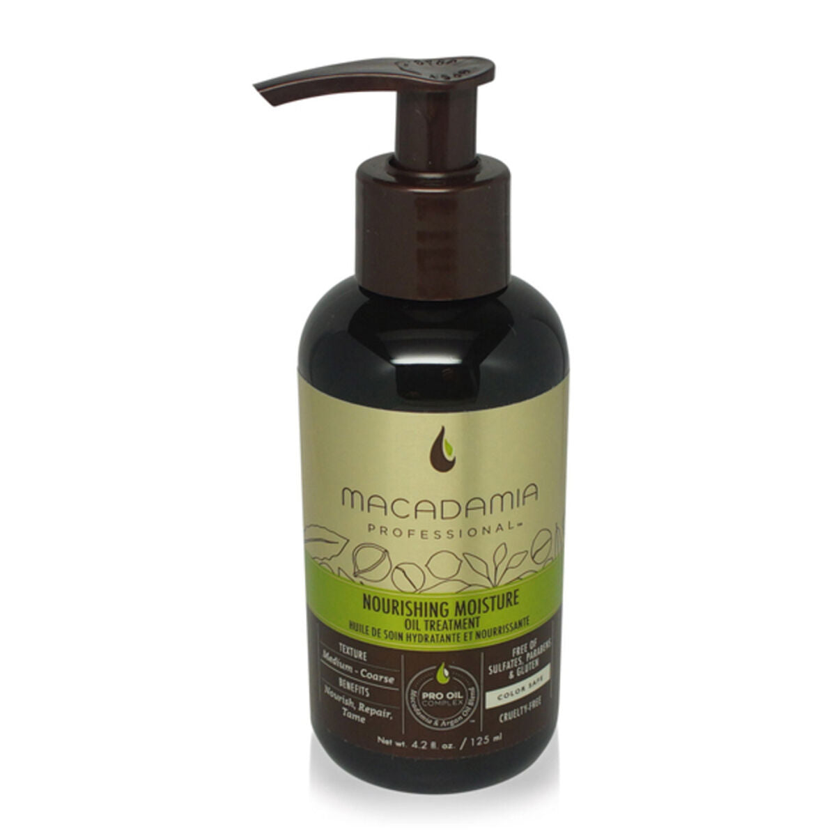 Vochtinbrengende Olie Nourishing Macadamia Nourishing (125 ml) 125 ml - Schoonheid, Haarverzorging - Macadamia