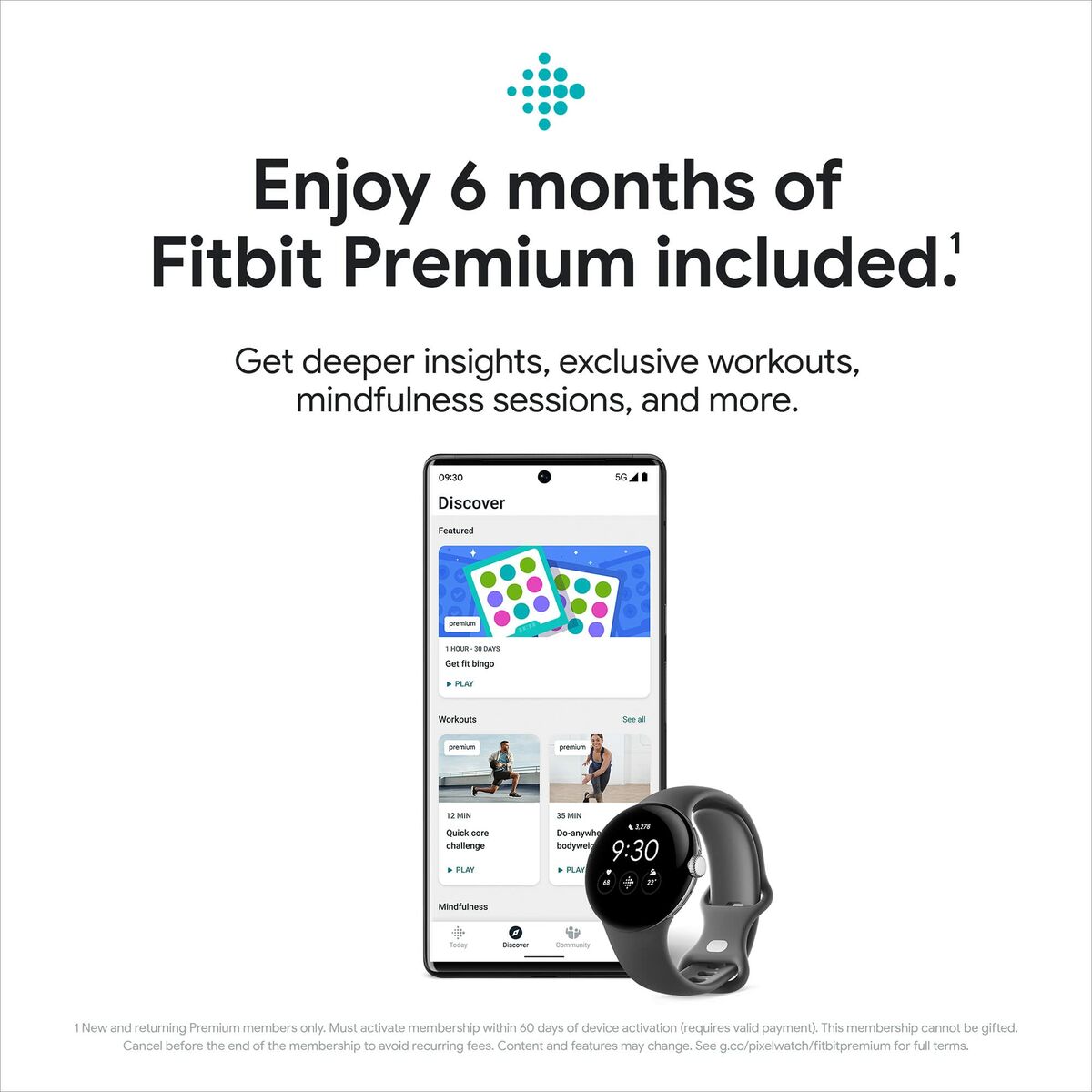 Smartwatch Google Grijs Zilverkleurig 1,2" 1,6"