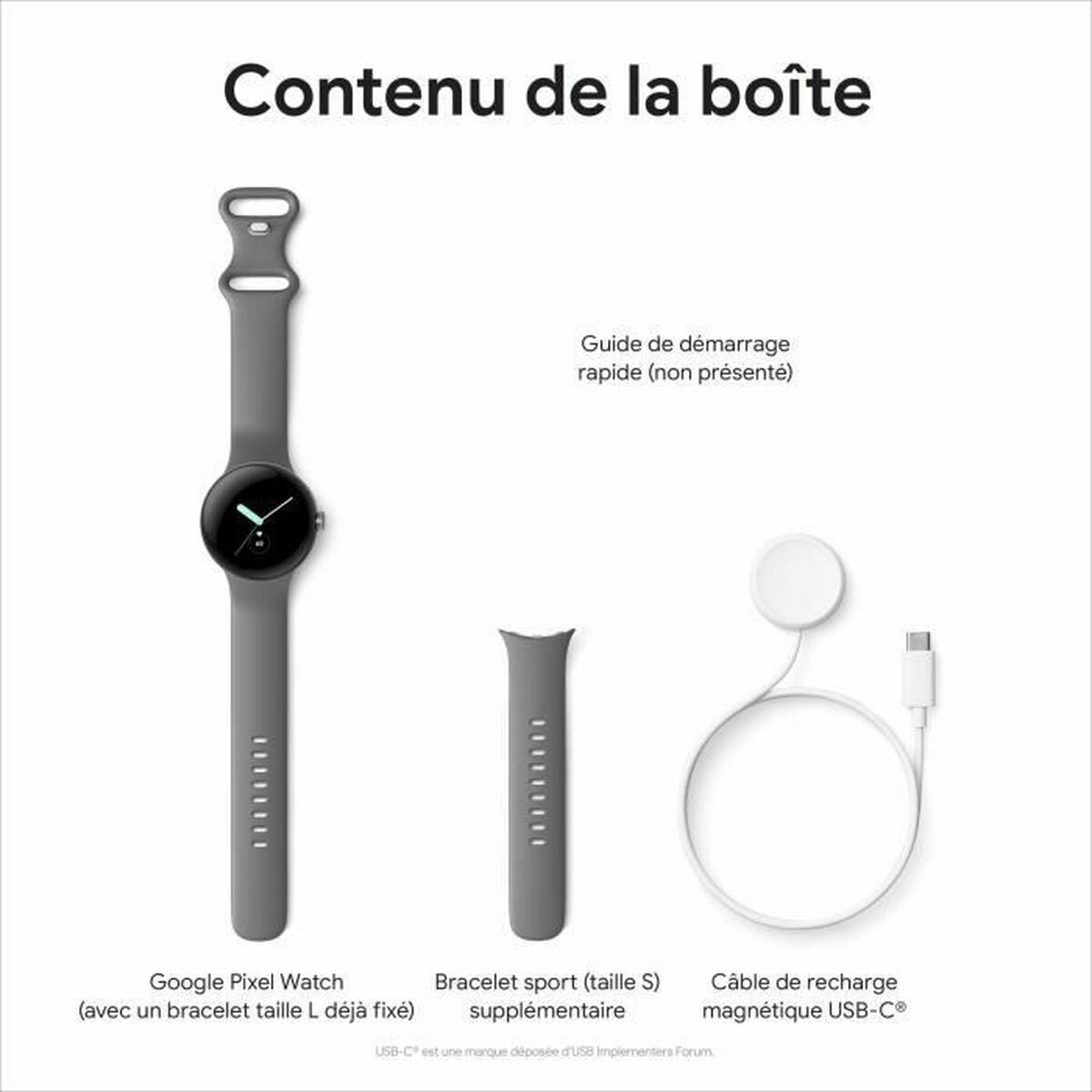 Smartwatch Google Grijs Zilverkleurig 1,2" 1,6"