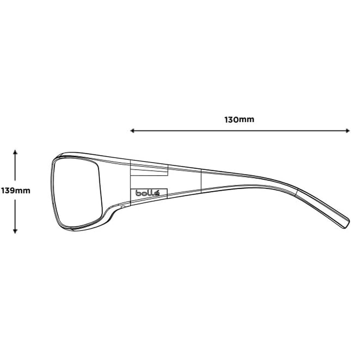 Zonnebril Uniseks Bollé BS026005 ø 63 mm