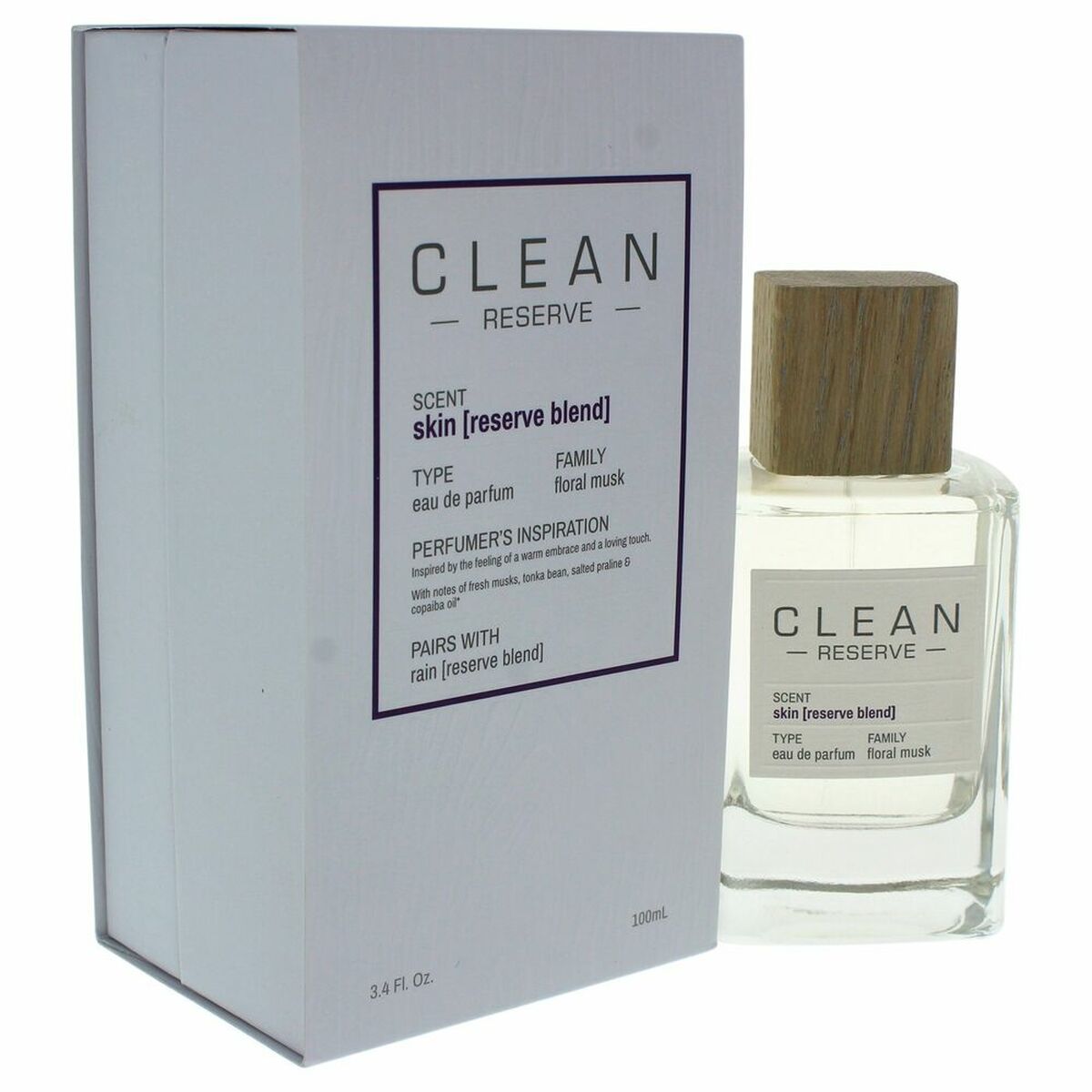 Damesparfum Reserve Skin Clean EDP 100 ml EDP