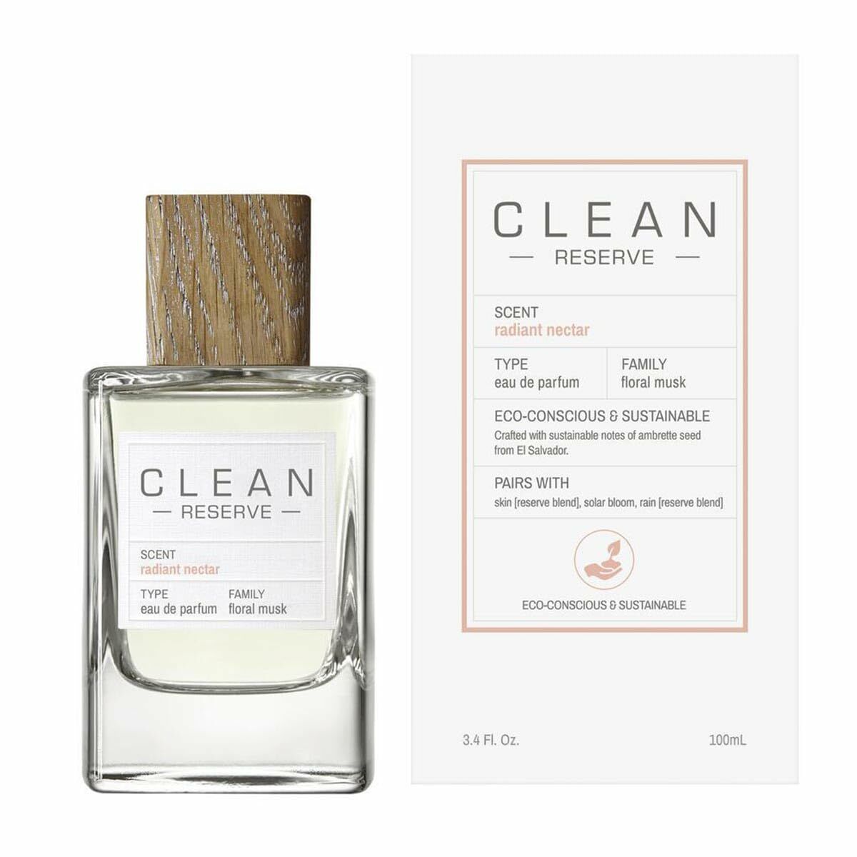 Uniseks Parfum Clean RESERVE RADIANT NECTAR EDP 50 ml - Schoonheid, Parfums en geuren - Clean