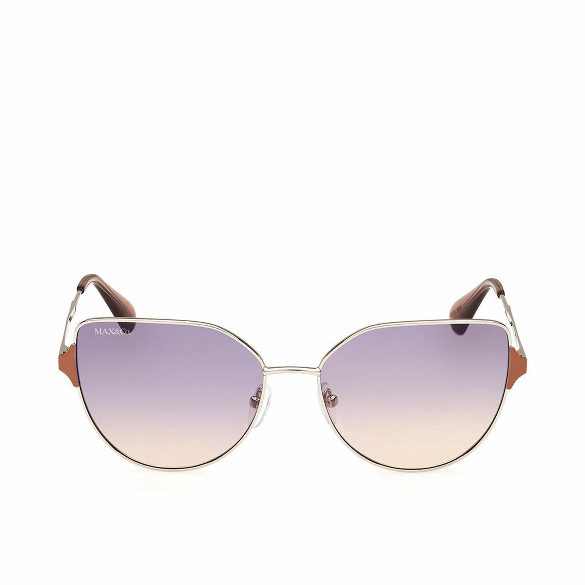 MAX&Co MO0082 Dames Zonnebril - Gouden Frame Ø 57 mm (32Z) - Sieraden, Vrouwen - MAX&Co