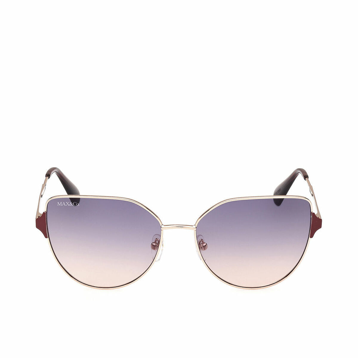 MAX&Co MO0082 Dames Zonnebril - Gouden Frame Ø 57 mm - Sieraden, Vrouwen - MAX&Co
